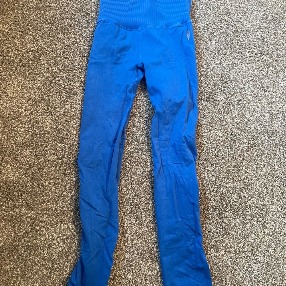 Free People bright Blue Leggings